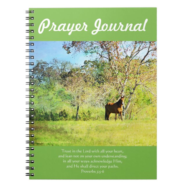 Cheval en journal 2-7 de prière de pâturage (Devant)
