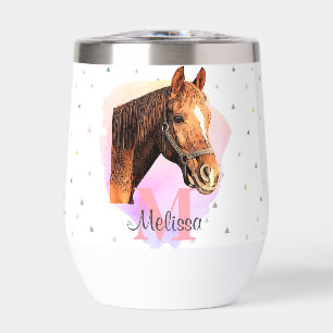 Cheval Equestrié animal Monogramme Motif
