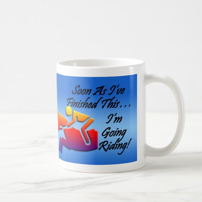 Cheval équitation Mug (Droite)