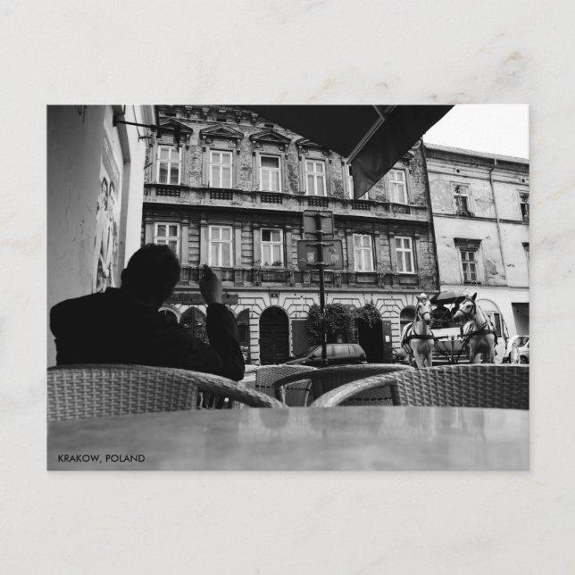 Cheval et transport en Cracovie Carte postale (Devant)