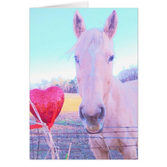Cheval jaune et Coeur rouge (Devant)