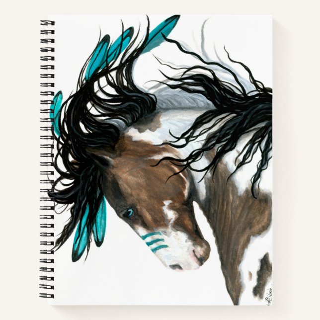 Cheval Majestic par Bihrle Carnet Spiral de 8,5 x  (Devant)