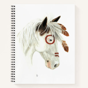 Cheval Majestic par Bihrle Carnet Spiral de 8,5 x