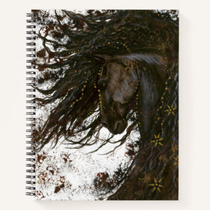 Cheval Majestic par Bihrle Carnet Spiral de 8,5 x