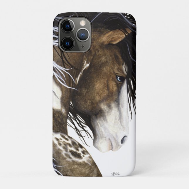 Cheval Majestic par Bihrle coque iphone (Dos)