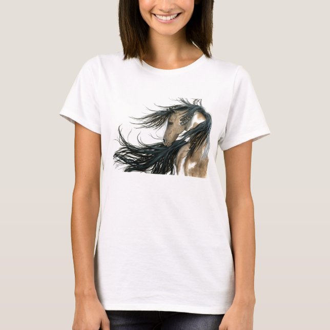 Cheval majestueux par le T-shirt de BiHrLe (Devant)