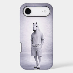 Cheval minimaliste en tenue moderne décontractée
