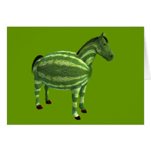 Cheval national de la journée de la pastèque