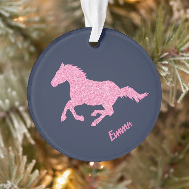 Cheval Parties scintillant rose Petite Fille Anima (Arbre)