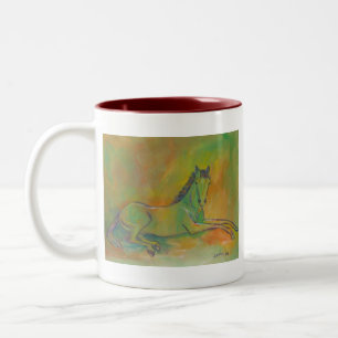 Cheval Pastel Portrait Mug