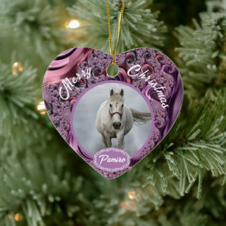Cheval personnalisé Ornement animal de compagnie N