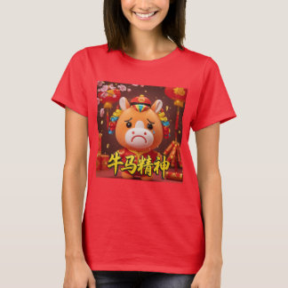 Cheval qui pleure : T-Shirt Nouvel An lunaire