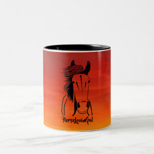 Cheval rouge/orange Lovin' Gal Mug
