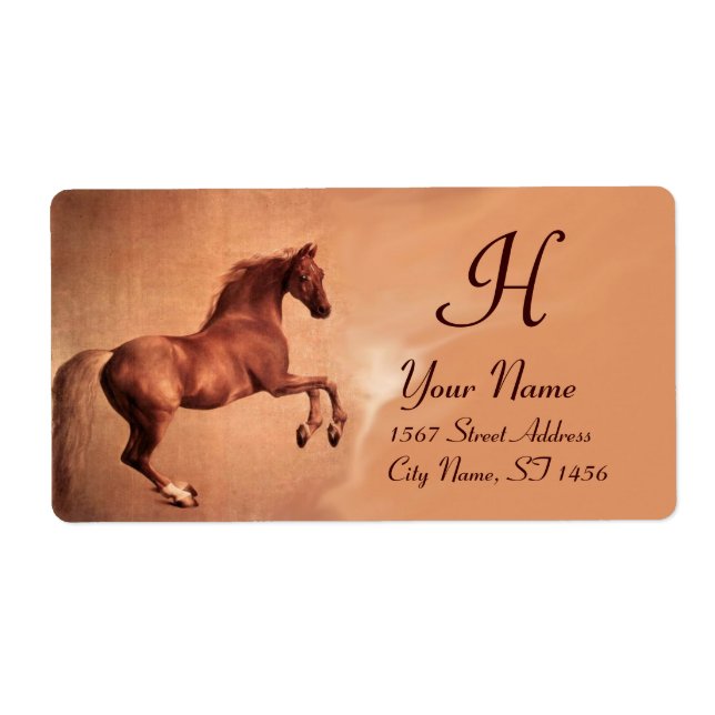 CHEVAL ROUGE, rose (Devant)