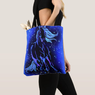 Cheval Sac fourre-tout Bleu Lune nuit