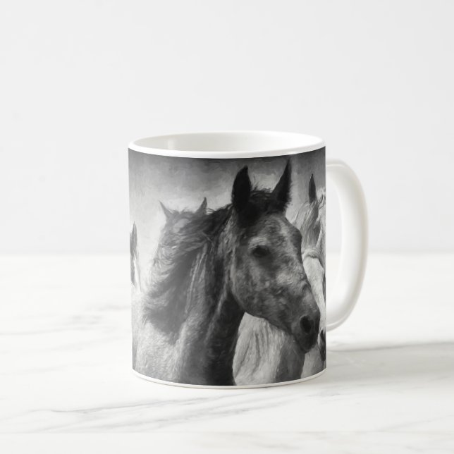Cheval Stampede Mug (Devant droit)