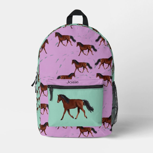 Cheval Trot Imprimer Couper Sac À Coudre (Recto)