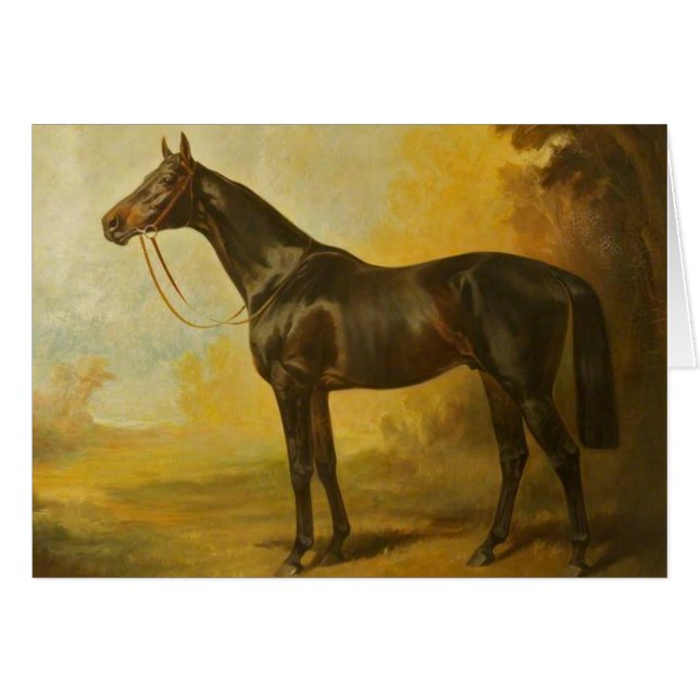 Cheval vintage Thoroughbred (Devant horizontal)