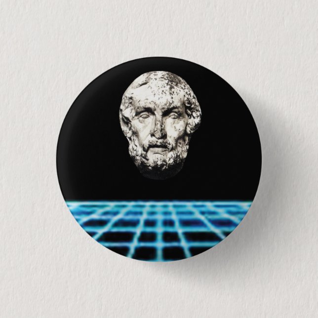 Chevalier Avant Garde - Homer & Grid - Heterotopia 1 Inch Round Button (Front)