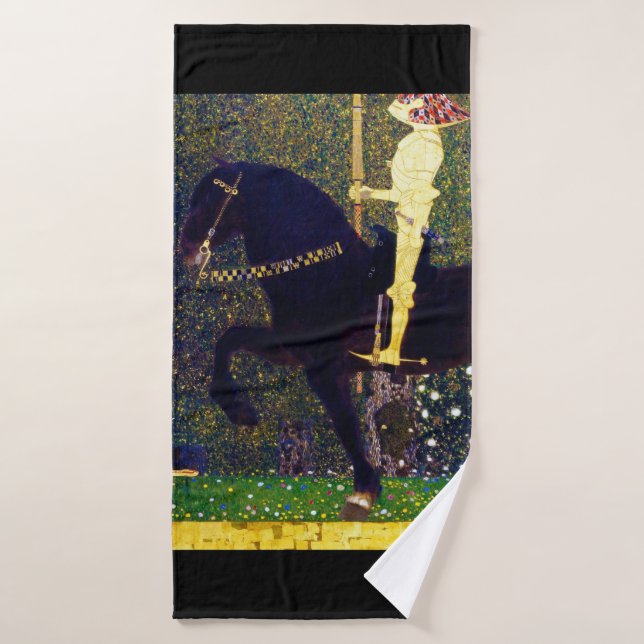 Chevalier d'or, Gustav Klimt (Serviette de bain)