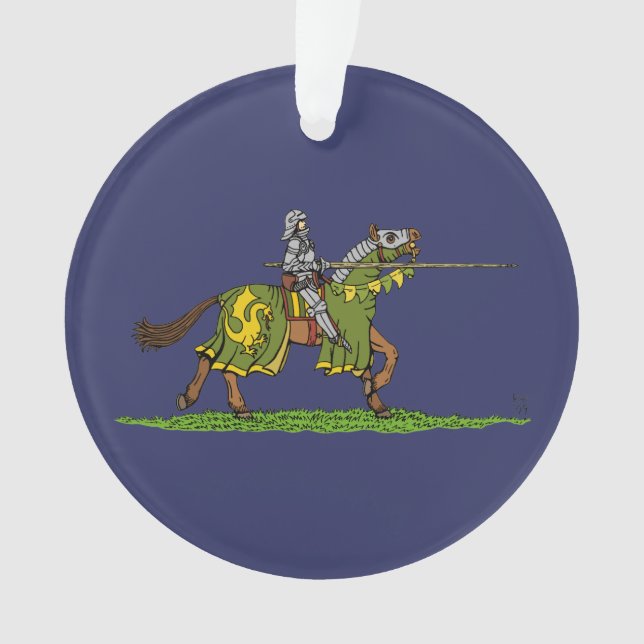 Chevalier médiéval chargeant (devant)