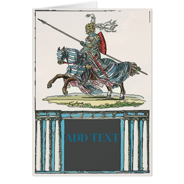 Chevalier Sur Cheval (Devant)