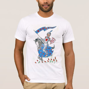 "Chevalier T-shirt dans armure brillante"