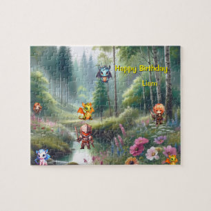 Chevaliers et Dragons personnalisés Puzzle