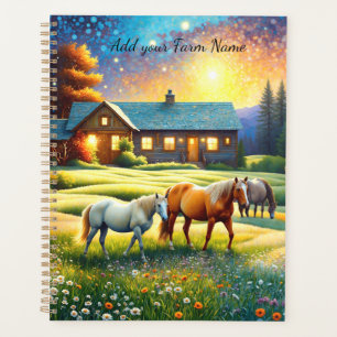 Chevaux à la ferme