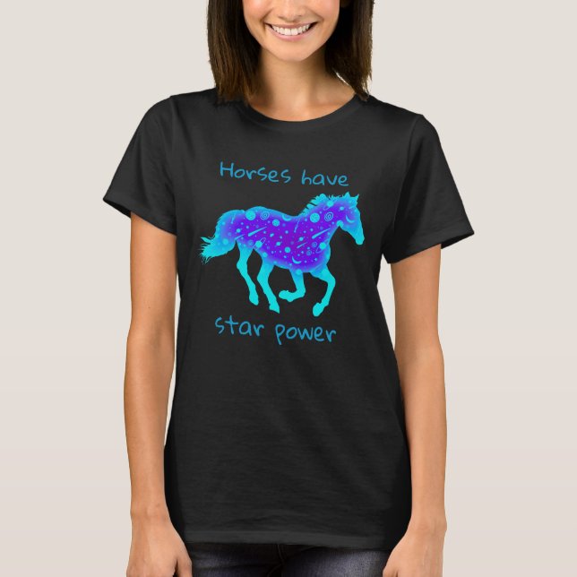 Chevaux avec T-shirt Star Power (Devant)