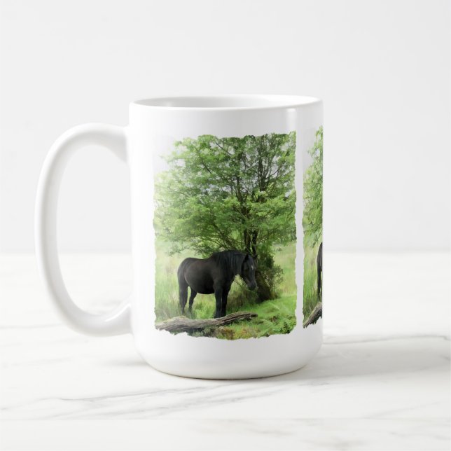 CHEVAUX CAFÉ MUG (Gauche)