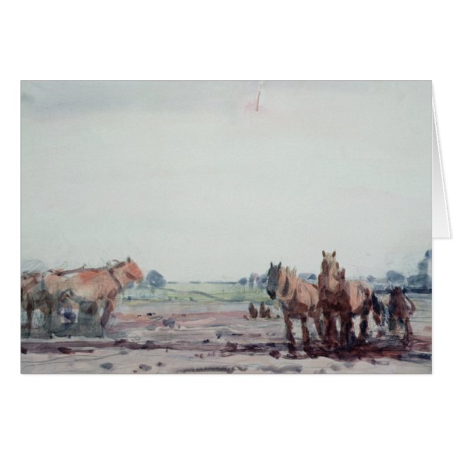 Chevaux de charrue (Devant horizontal)