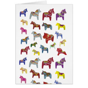 Chevaux de Dala vierge à l'intérieur