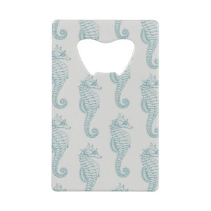 Chevaux de mer tropicaux, Motif hippocampe - gris 