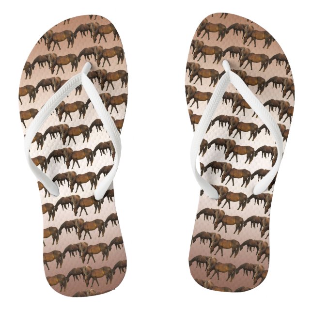 Chevaux de pâturage Volets de tongs animaux (Semelle)