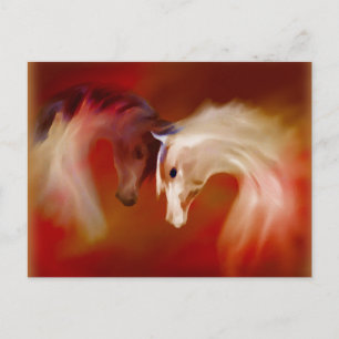 "Chevaux de verre" ~ Carte postale