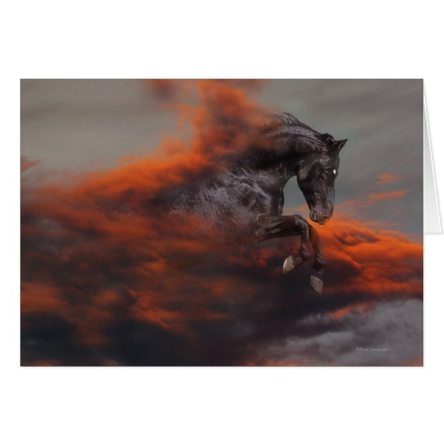 Chevaux d'Imaginaire : Nuages (Devant horizontal)