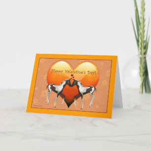 Chevaux en amour Carte Saint Valentin