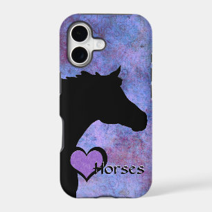 Chevaux Heart IV (violet/bleu)