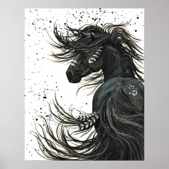 Chevaux majestueux par BiHrLe Poster (Devant)