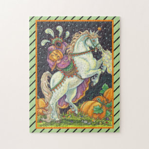 CHEVAUX SANS TÊTE FEMME DORMIR SOL PUZZLE