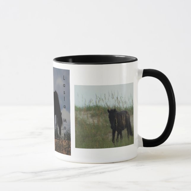 Chevaux sauvages de la tasse externe de banques (Droite)