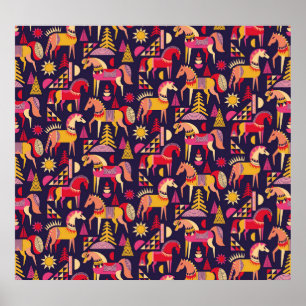 Chevaux Scandinaves : Décoration Décorative Sans C