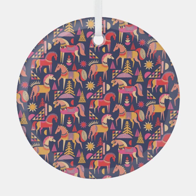 Chevaux Scandinaves : Décoration Décorative Sans C (Recto)