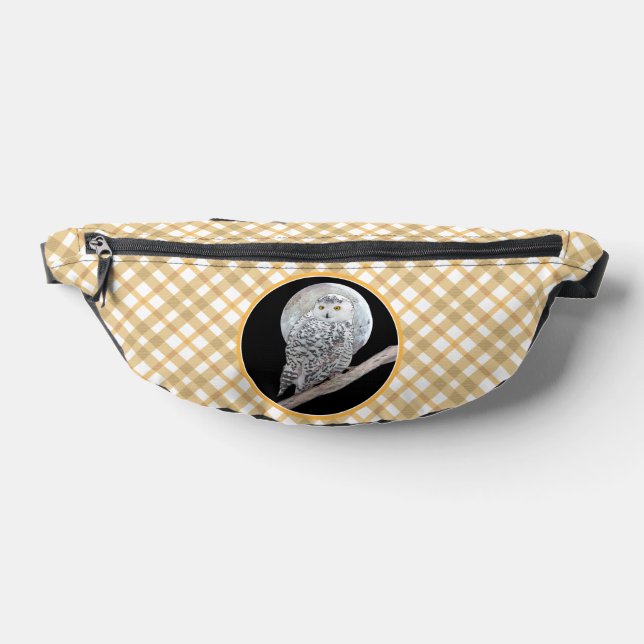 Chevêche des neiges et peinture de lune Oiseaux sa (Poser)