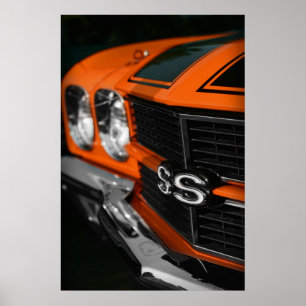 Chevelle S396 Orange Poster
