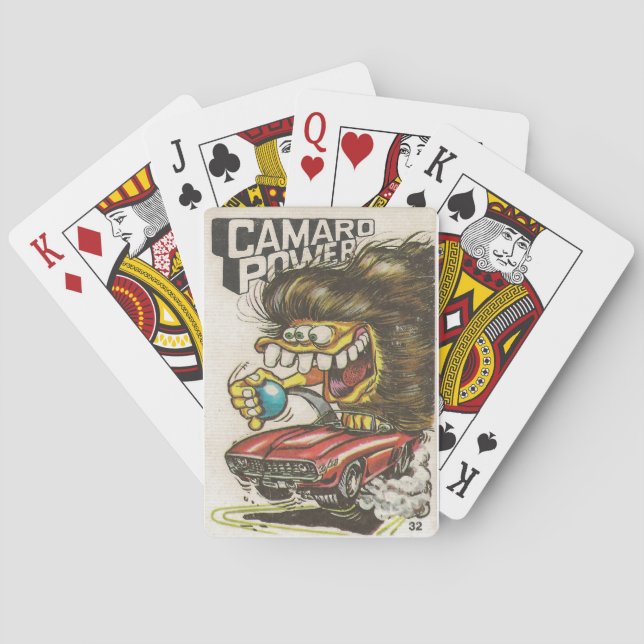 Cheverolet Camaro Playing Cards (Back)