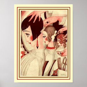 "Cheveux Courts" 12 x 16 Déco Imprimer -Gerda Wege