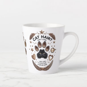 Cheveux de chat ne se soucient pas de la latte Mug