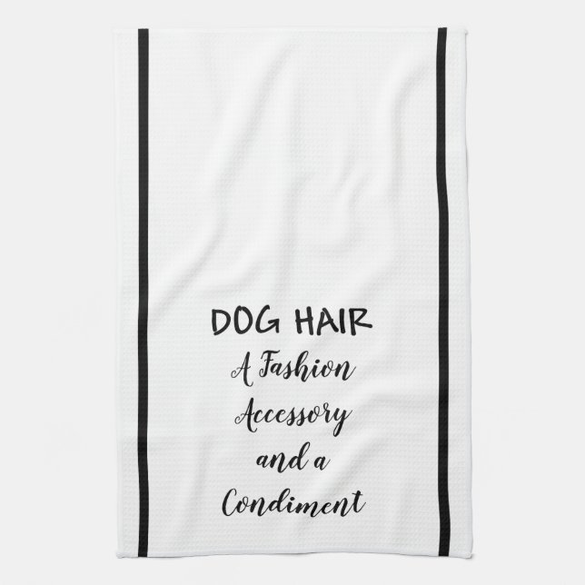 Cheveux de chien de serviette de cuisine un (Vertical)